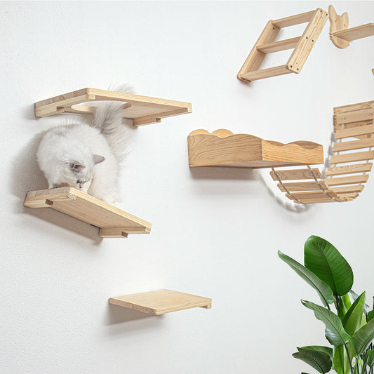 Upgrade Your Cat's Life with a Wall-Mounted Cat Climbing Frame